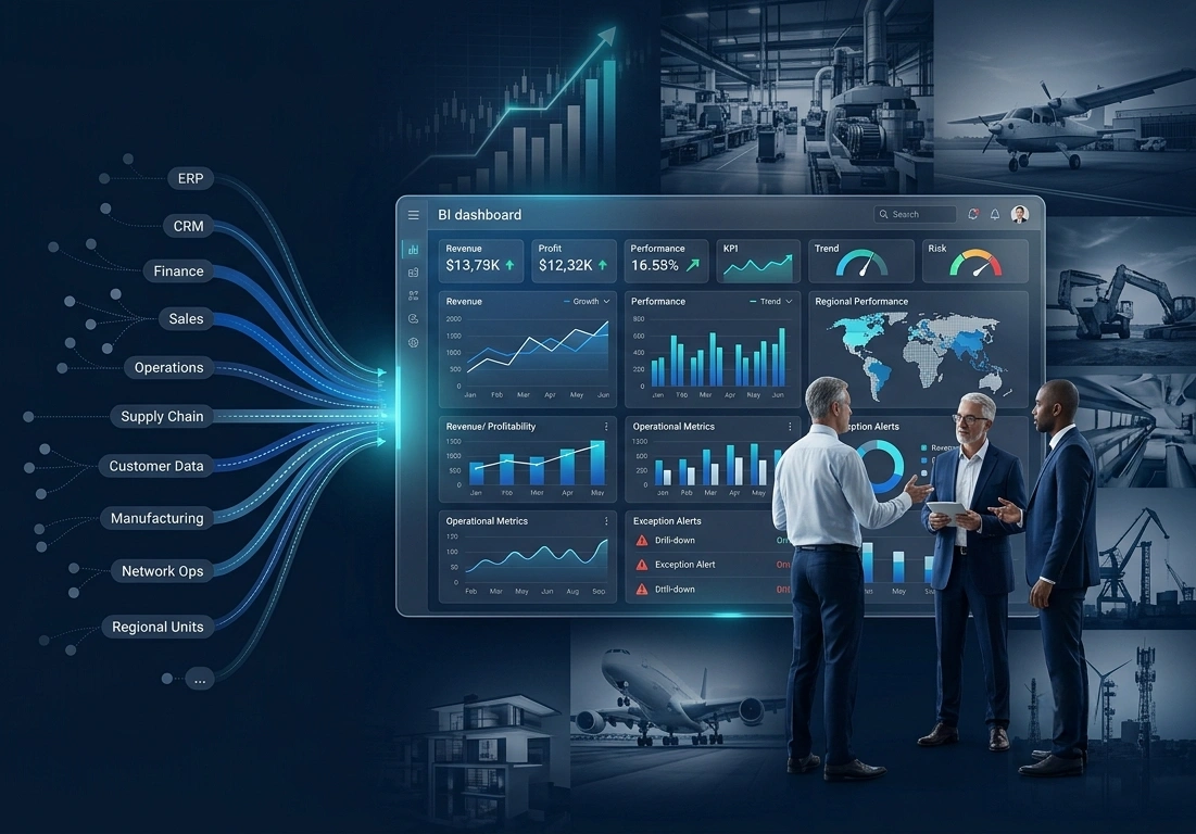 Intellicore Global Business Intelligence and Data Visualization Services - Enterprise BI Consulting and Analytics