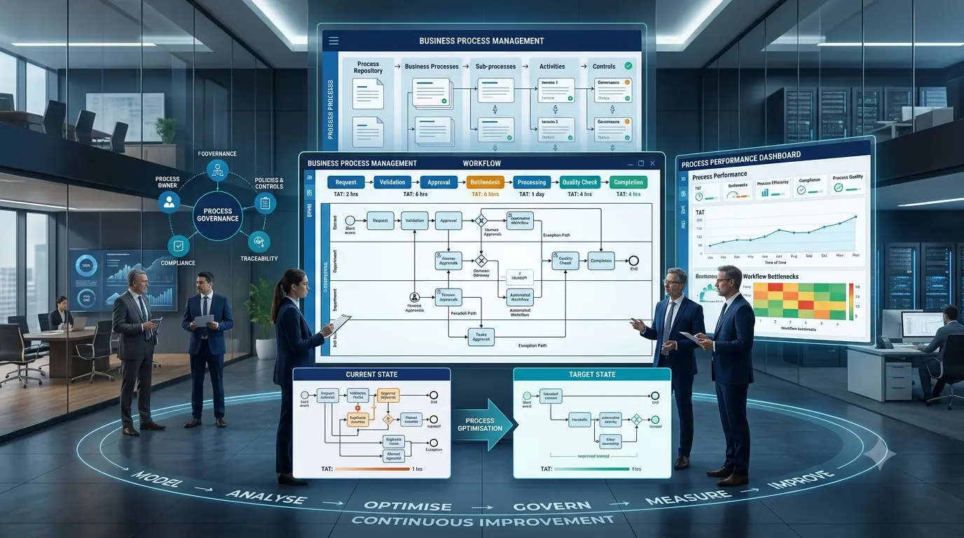 Intellicore Global Business Process Management (BPM) Consulting - Enterprise Process Excellence and Governance
